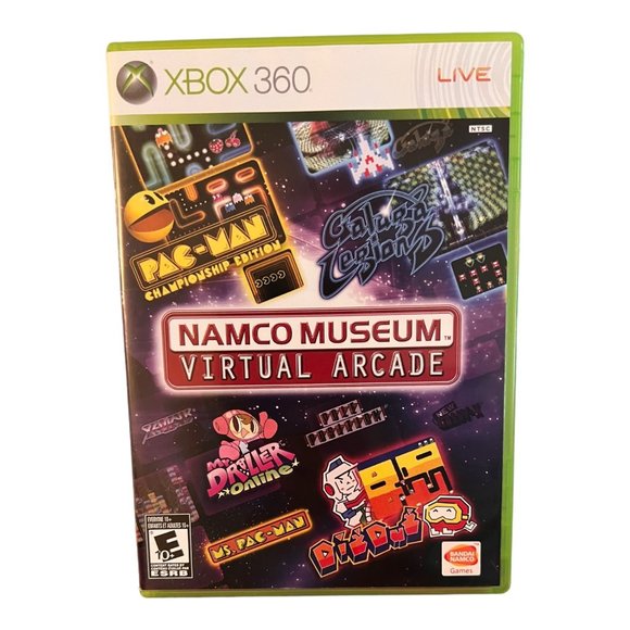 Namco Museum Virtual Arcade Microsoft Xbox 360 Game Complete - Picture 1 of 3